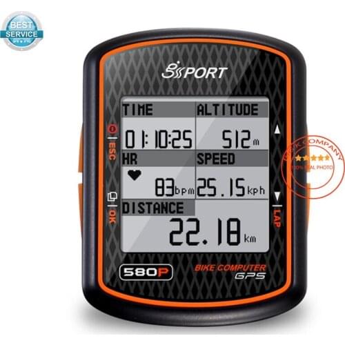 JINYUSHI FOR GB-580P GPS Cycling Computer Built-in SiRF Star III Support self training, route navigation and smart track back