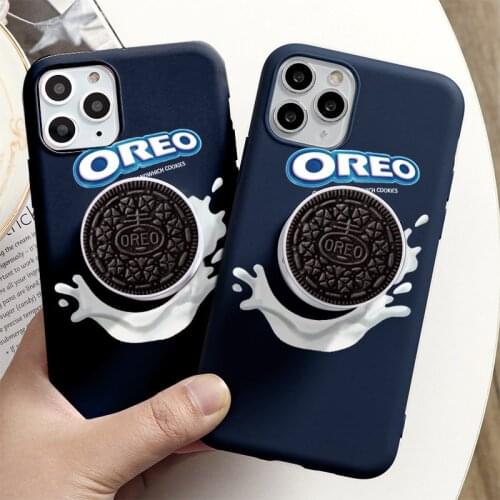 For Huawei Y6 Y7 Y9 2019 nova 3 5t P30 P40 Pro P10 P40 Lite E P50 P Smart 2019 2020 Plus Z Cute Oreo Stand Phone Holder Case Bag