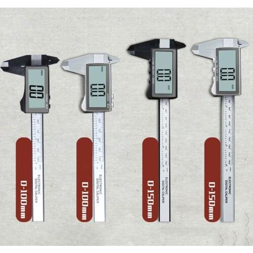 150mm Electronic Digital Caliper 100mm Dial Vernier Caliper Gauge Micrometer LCD Digital Ruler Measuring Tool Measuring Calibre