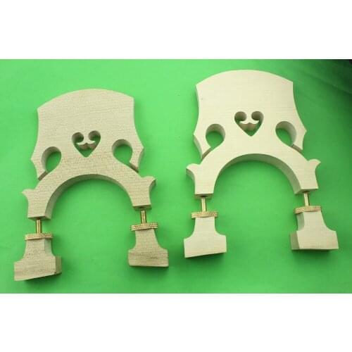 1 pc European timber adjustable double Bass Bridge 3/4 belgian style Accessories