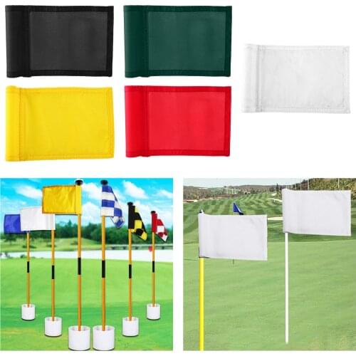 Golf Flag with Tube Insrted Standard Putting Green Flag for Yard Course Flag