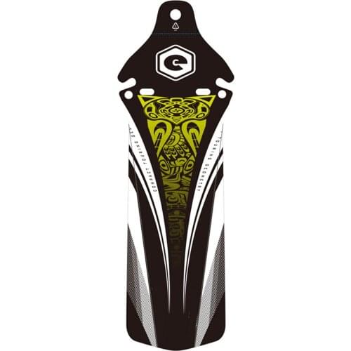 Mountain Bike Mudguard High Strength PP Easy to Install Colorful Wearable Anti Corrosion Front Rear Mudguards with Tie FK88