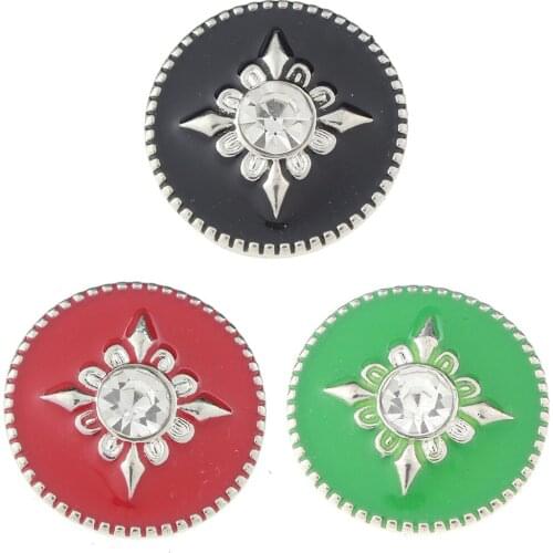 JaynaLee 18-20mm Metal Ginger Snap Button Fit Ginger Snaps Bracelets Jewelry for women men gifts GJS4646