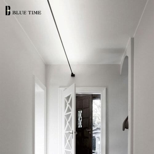 Minimalist LED Ceiling Lights Modern Line Lights For Bedroom Living Room Aisle Corridor Light Home Indoor Lighting Ceiling Lamps