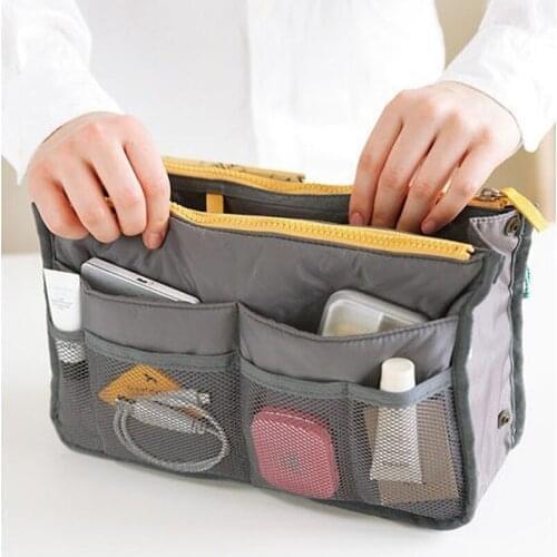 Multi-functional Travel Cosmetic Bag Thicken Large Capacity Washing Bag Double Zipper Storage Bags