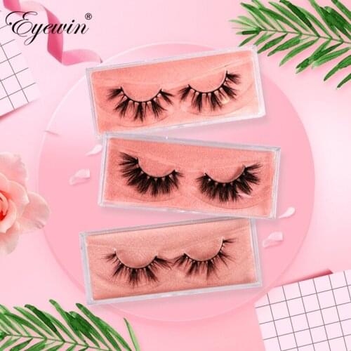 Eyewin False Eyelash 3D Mink Fake Lashes 100% Handmade Criss-cross Cruelty Free Volume Mink Lash Dramatic Eyelashes Makeup Tools