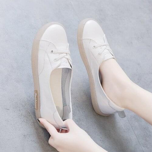 Peas shoes female pregnant women nurse social shoes pearl light four seasons single shoes soft of flat shoes O5-53