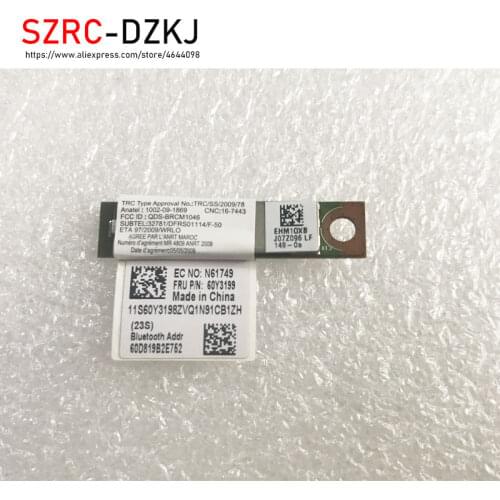 Original New for LENOVO BLUETOOTH BOARD THINKPAD T410 T420 X220 T510 T520 E420 E520 Wireless Adapter Card Wireless 60Y3199
