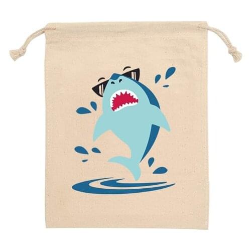 Shark Goodie Gift Bags boy girl Beach Ocean under the Sea theme birthday Party baby shower table centerpiece decoration Supplies