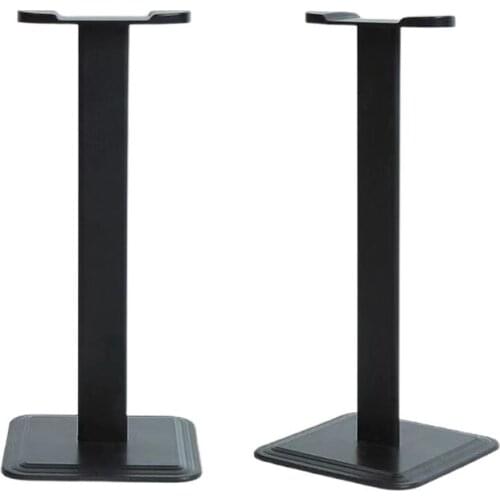 Headset Stand Head Phone Holder Metal Solid Base Supporting Bar Flexible Movable for All Headphone Sizes Solid Material