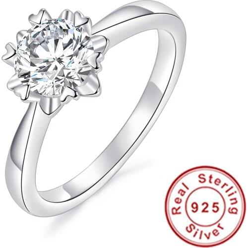 RUIXUNGEM Rings With Diamonds