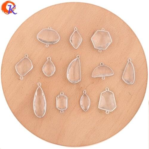 Cordial Design 50Pcs Jewelry Accessories/Crystal Pendant/Earrings Parts/DIY Jewelry Making/Rhodium/Hand Made/Earrings Findings