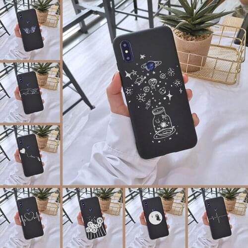 For Xiaomi Mi Note 1 2 3 Case TPU Silicone Black Heart Cat Dandelion Soft Back Cover For Xiaomi Mi Max Mix 1 2 2S Phone Case