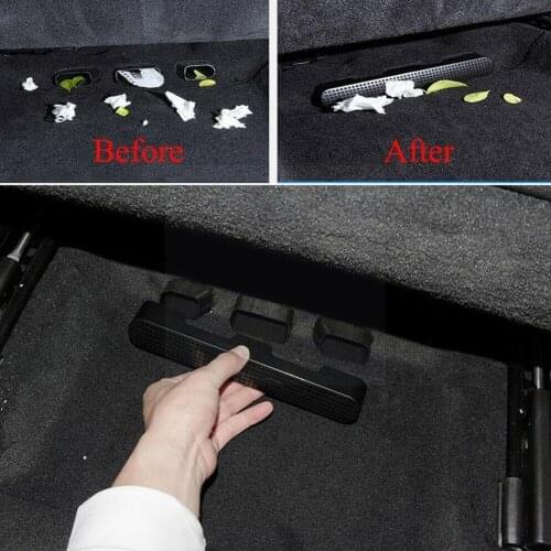 2PCS/Set Car Air Conditioner Outlet Duct Heat Under Protective Q7 Cover 2017 For Audi Q8 Accessories AC 2020 2018 Vent Gril T2Y4