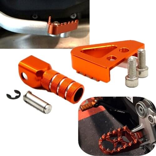 Motorcycle Rear Brake Pedal Step And Gear Shifter Lever Tip For KTM duke 125 300 390 990 950 ADVENTURE 690 DUKE SMC 690 ENDURO