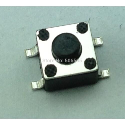 4.5X4.5X3.8mm 4pin SMD Tactile Tact Mini Push Button Switch Micro Switch Momentary 100pcs/lot