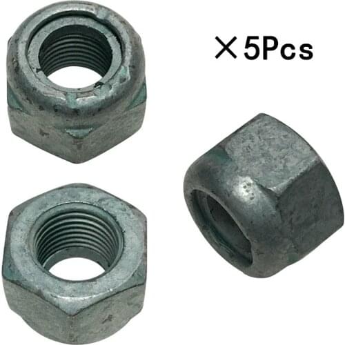 5Pcs OEM Self-locking Nut Lock Nut Locknut Slip Nylon Hex Nut M10*1 For A4 A6 TT Golf Jetta Passat Tiguan Octavia N 103 041 02