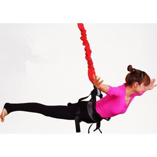 Aerial Anti-gravity Yoga Resistance Bands Indoor Bungee Suspension Rope Gym Fitness Equipment Dance Hanging training belt