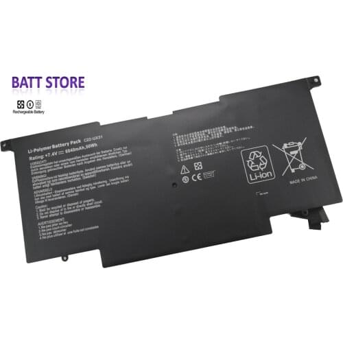 C22-UX31 C23-UX31(7.4V 50Wh )Laptop Battery For Asus Zenbook UX31E UX31E-DH72 UX31A Ultrabook UX31A-R4004H BX31E BX31A Notebook