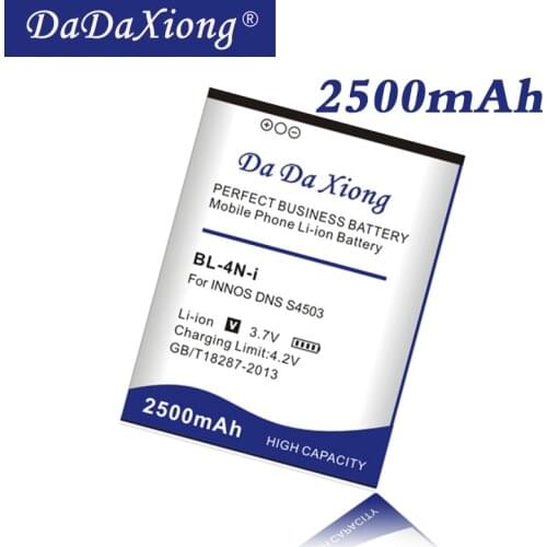 Da Da Xiong 2500mAh BL-4N-i Battery for innos DNS S4503Q S4503 innos Small Dragonfly i6c i6 Cell Phone battery