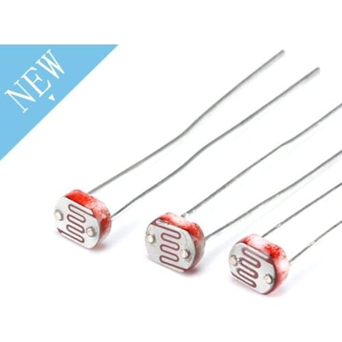 100 pcs 5MM Photoresistor Light Dependent Resistor LDR 5506 Photoelectric Photosensitive Photo Detector Resistance