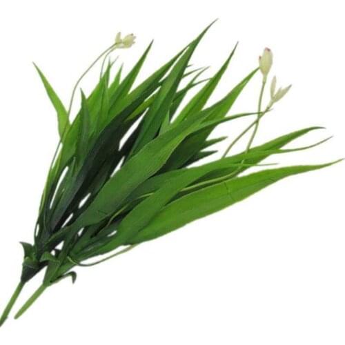 Simulation plant Fake plant Plastic Flower Artificial Plants Green Grass Plastic decorative flowers Garden Home Decoration