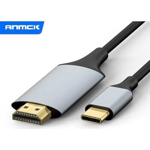 Anmck USB C HDMI Cable 4K Type C HDMI Thunderbolt3 Converter for MacBook Huawei Mate 30 USB-C HDMI Adapter USB Type C to HDMI