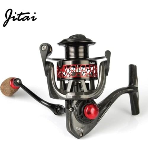 JITAI Brand Spinning Reels Carbon Fiber Super Lightweight Fishing Coils Wheels 9+1BB 1000-4000 Light Weight Fishing Tackle Gear