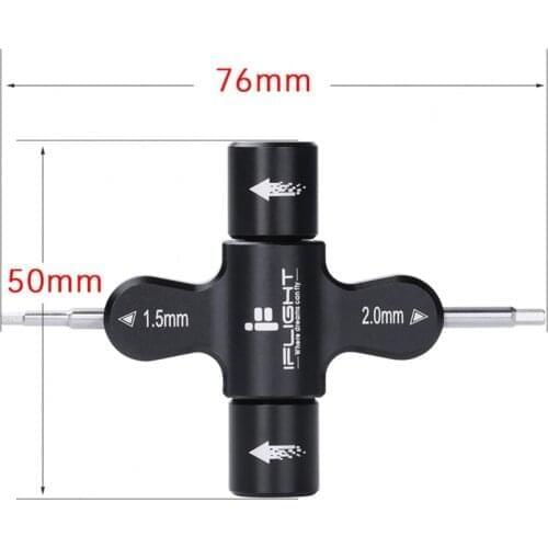 IFlight M5 Quad Wrench with Built in One Way Bearing Tool 1.5mm/2mm screwdriver Release Propeller Motor For RC FPV Racing Drone