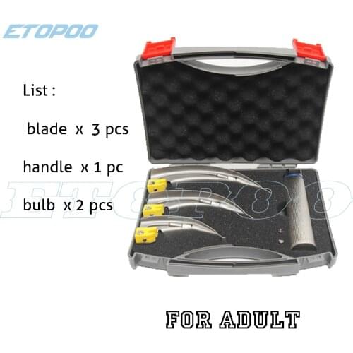 Anesthesia laryngoscope Adult type 3+1 anesthesia laryngoscope Hospital operation anesthesia/examination speculum