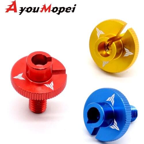 LOGO Clutch Cable Wire Adjuster M10*1.5 Fit For YAMAHA MT07 MT-07 FZ07 MT09 MT-09 FZ09 FJ-09 YZF-R6 R1 FZ1 XSR 900 MT-10 FZ8