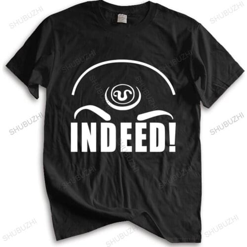 New Arrived Mens t shirt Stargate SG1 - Teal'c Indeed! Quote TV Series T-shirt Mens T-shirt Euro size TOPS