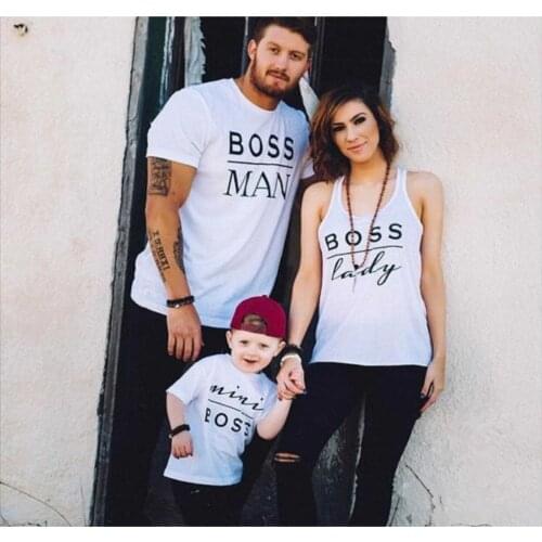 OMSJ Mens Boss Man Tee Mens Shirt,Graphic Tee,Mens Graphic Tee,Matching Family Shirts,Couple Shirts Family Shirts Boss Family