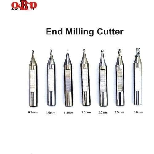 Raise End Milling Cutter 0.8 0.9 1.0 1.2 1.5 2.0 3.0mm for All Different Brand Vertical Key Copy Cutting Duplicating Machine