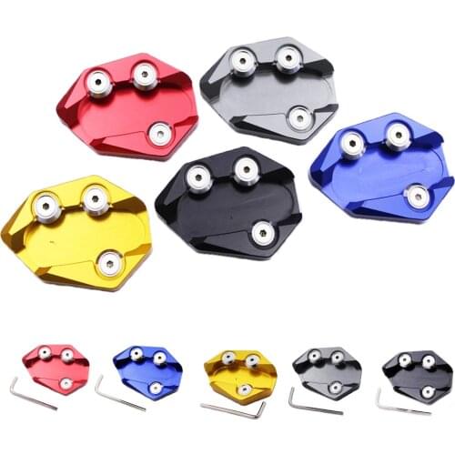 Foot Support Side Stand Plate Kickstand Extension Pad For YAMAHA TMAX 530 DX SX 2017-2018 Motorcycle Aluminum