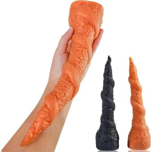 32cm Super Long Silicone Anal Plug Dildo G-Spot Stimulator Male Prostate Massage Anus Expander Women Men Butt Dilator Sex Toys