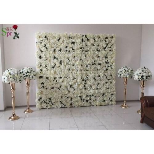 SPR Free Shipping penoy hydrangea rose flower wall wedding backdrop artificial flower table runner arch party decorative floral