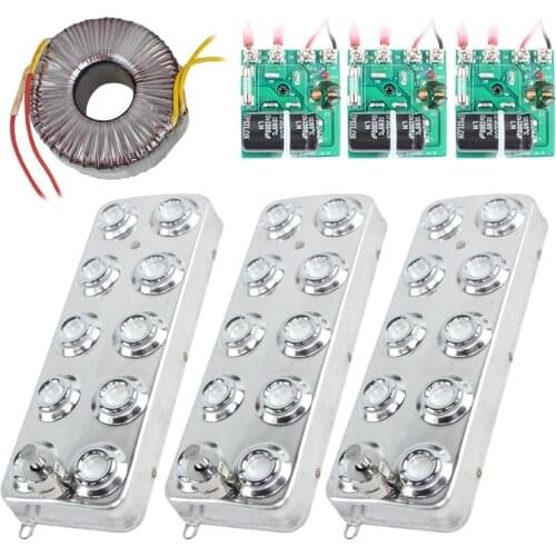 Humidifier Toroidal Transformer Industry 10 Head Atomizer Ultrasonic Atomizer Humidifier One Power Supply With 1/2/3 Humidifier