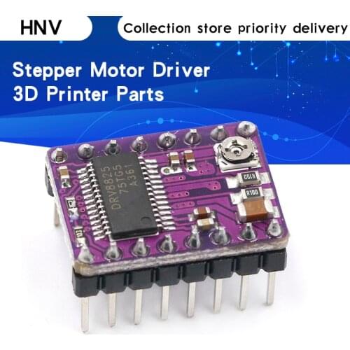 3d printer parts 1PCS 3D Printer Stepstick Drv8825 Stepper Motor Driver Reprap 4 PCB Board + Free shipping replace A4988
