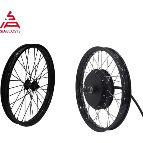 QS Motor 19x1.6inch Rear Wheel lacing With 205 50H V3/V3I/V3TI Spoke Hub Motor With 19inch Front Rim High Power E-bike Kits