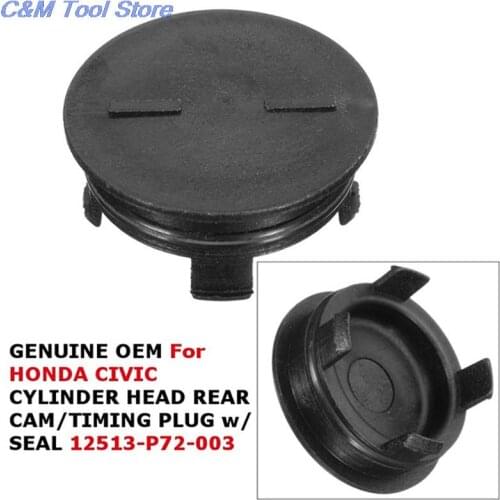 1pcRear Cam Plug with Seal Cam Plug black Cylinder Head