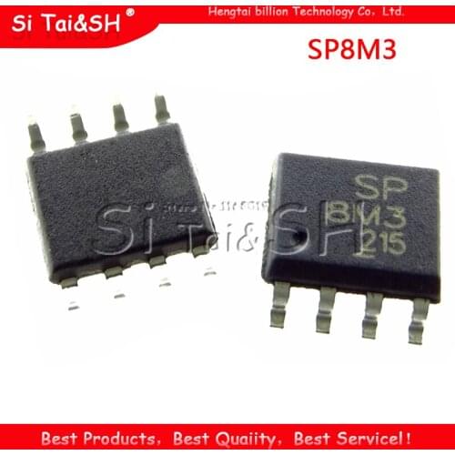 10PCS SP8M3 SOP-8 30V 4.5A Genuine LCD high voltage board commonly used power chip