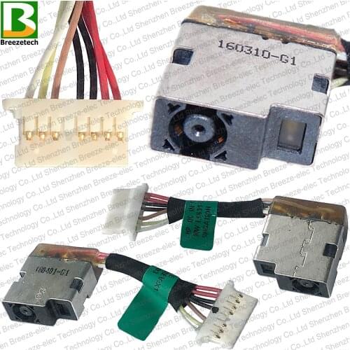 100% Genuine Laptop DC Power Jack Socket Cable Wire Connector plug for HP PAVILION 14M-CD 14M-CD0001DX 14M-CD0003DX L11631-S25