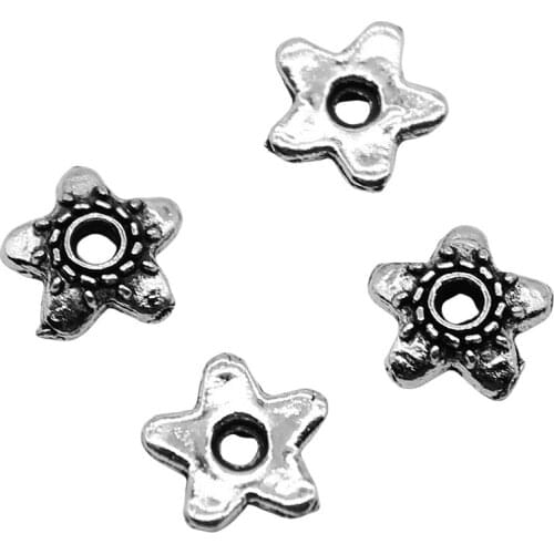 100pcs 6x6mm Jewelry Accessories Bead Caps For Jewelry Making Diy Beads Caps Jewelry Finding