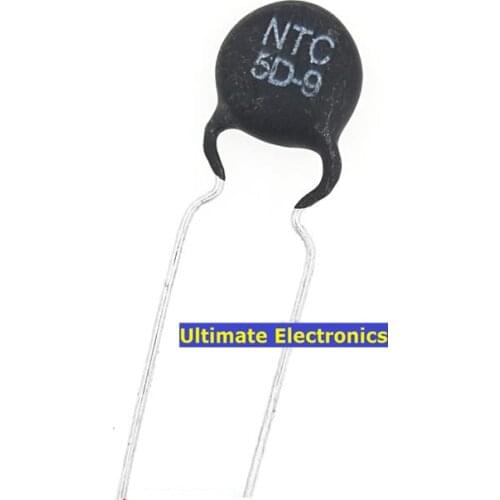 100pcs Thermistor NTC5D-9 5D-9 5D9 9MM Diameter Negative Temperature coefficient