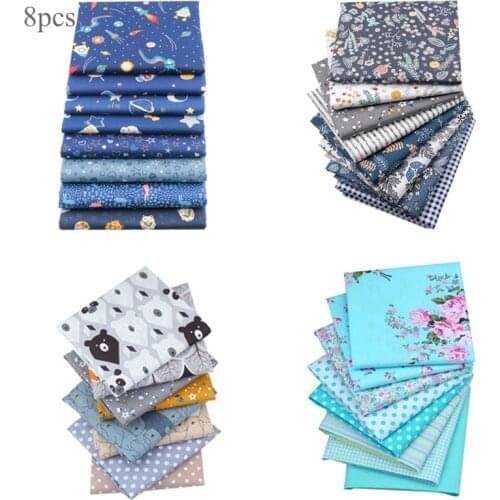 50*40cm Cotton Fabric Printed Cloth Sewing Quilting Fabrics For Patchwork Needlework DIY Handmade Material