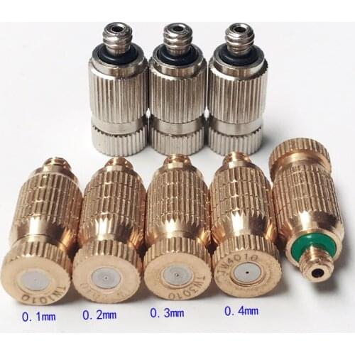 50pcs Free Shipping 3/16" High Quality Atomizing Misting Nozzle high pressure fog misting nozzle,outdoor humidification cooling