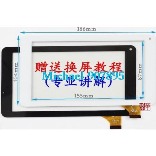 7inch tablet pc touch screen panel digitizer glass sensor Replacement XN1239V1 noting size and color