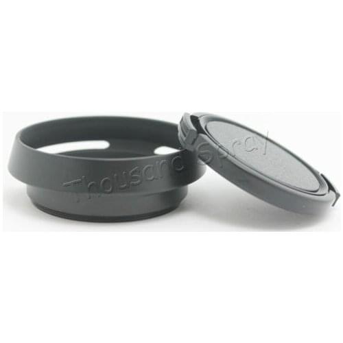 For Leica M 40.5mm 40.5 mm metal tilted vented Lens Hood Shade + Lens cap