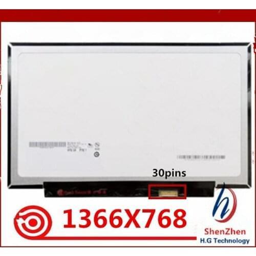 For Lenovo thinkpad x270 x280 HB125WX1-200 M125NWN1 R1 R0 B125XTN01.0 Compatible model 1366X768 30pins Slim LCD WLED Screen